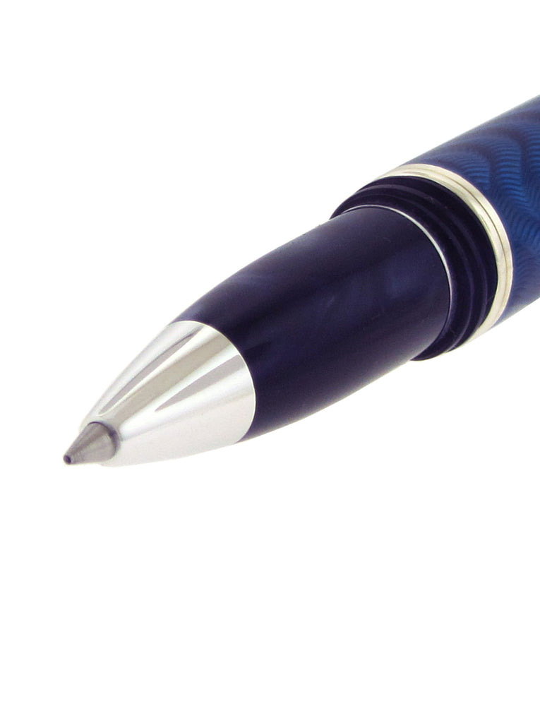 'Enamel' Rollerball Blue/Grey/Silver