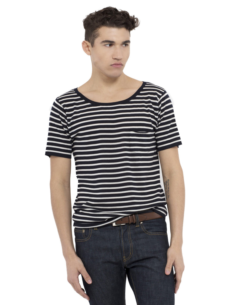 Striped Wool T-Shirt