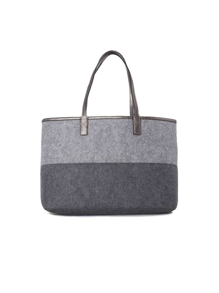 Ashley Shopper Tote - Gray