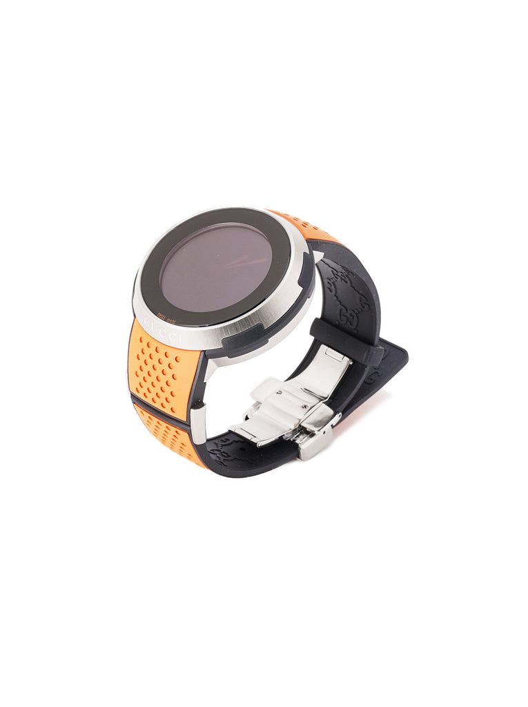 I-Gucci Rubber Strap Watch - Orange / Black