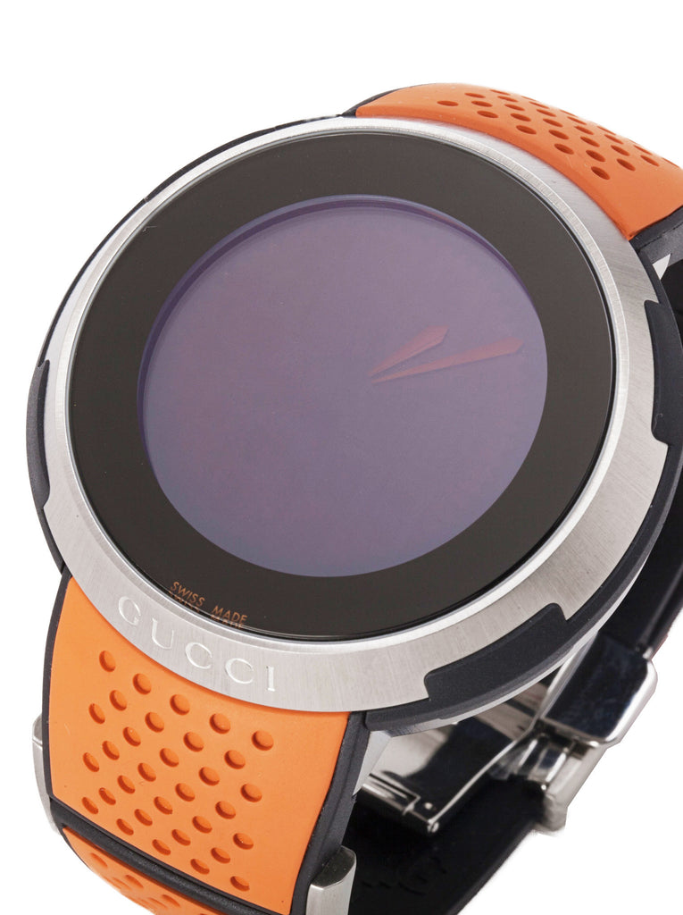 I-Gucci Rubber Strap Watch - Orange / Black