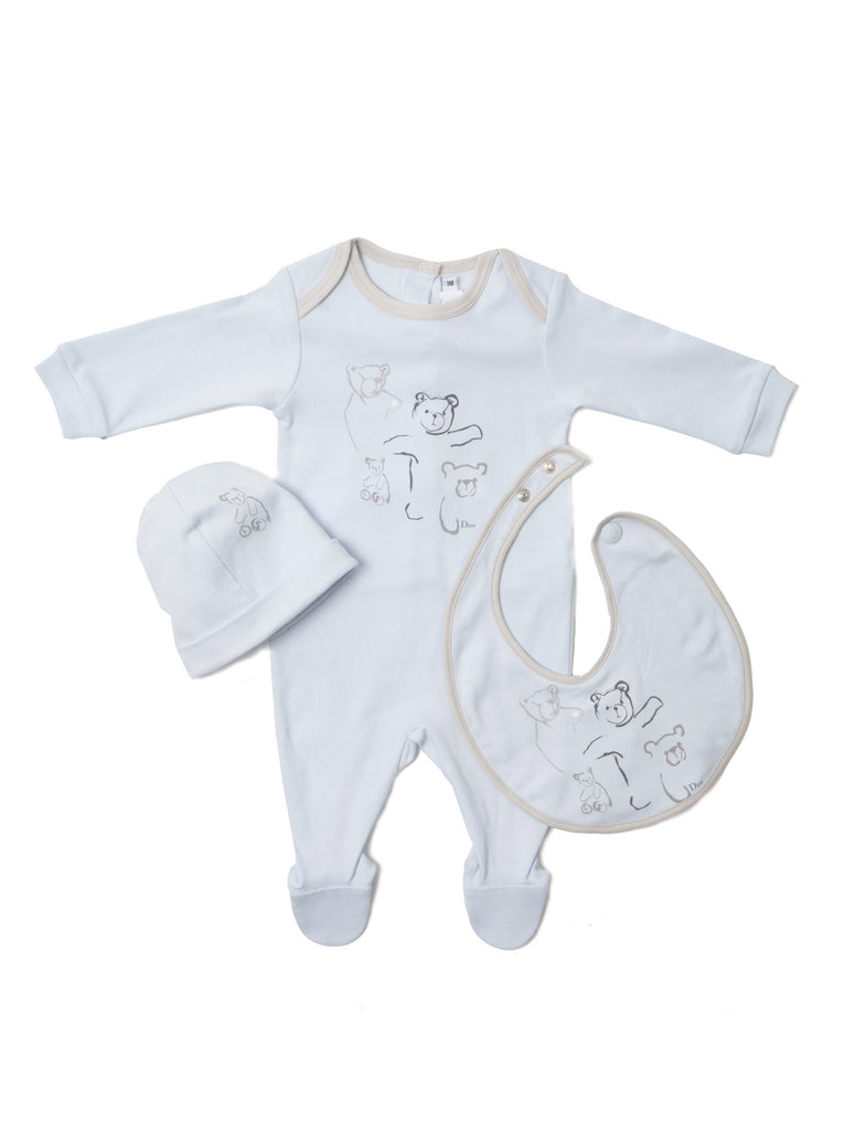 Blue Footie Gift Set