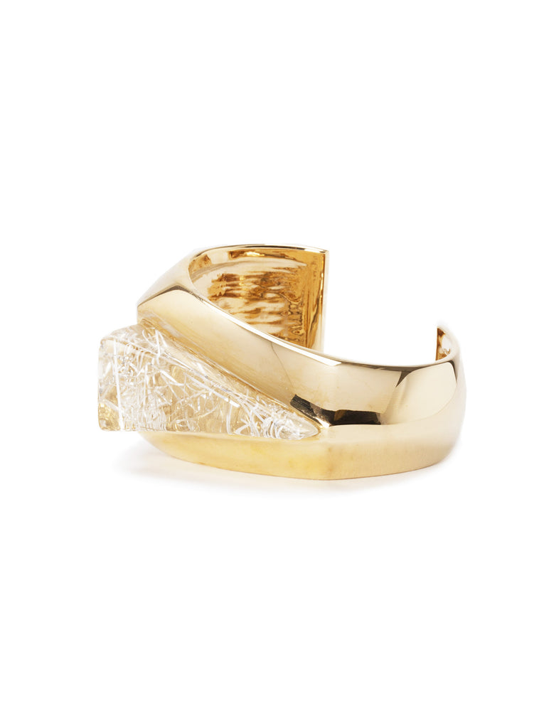 Gold Bettina Resin Cuff