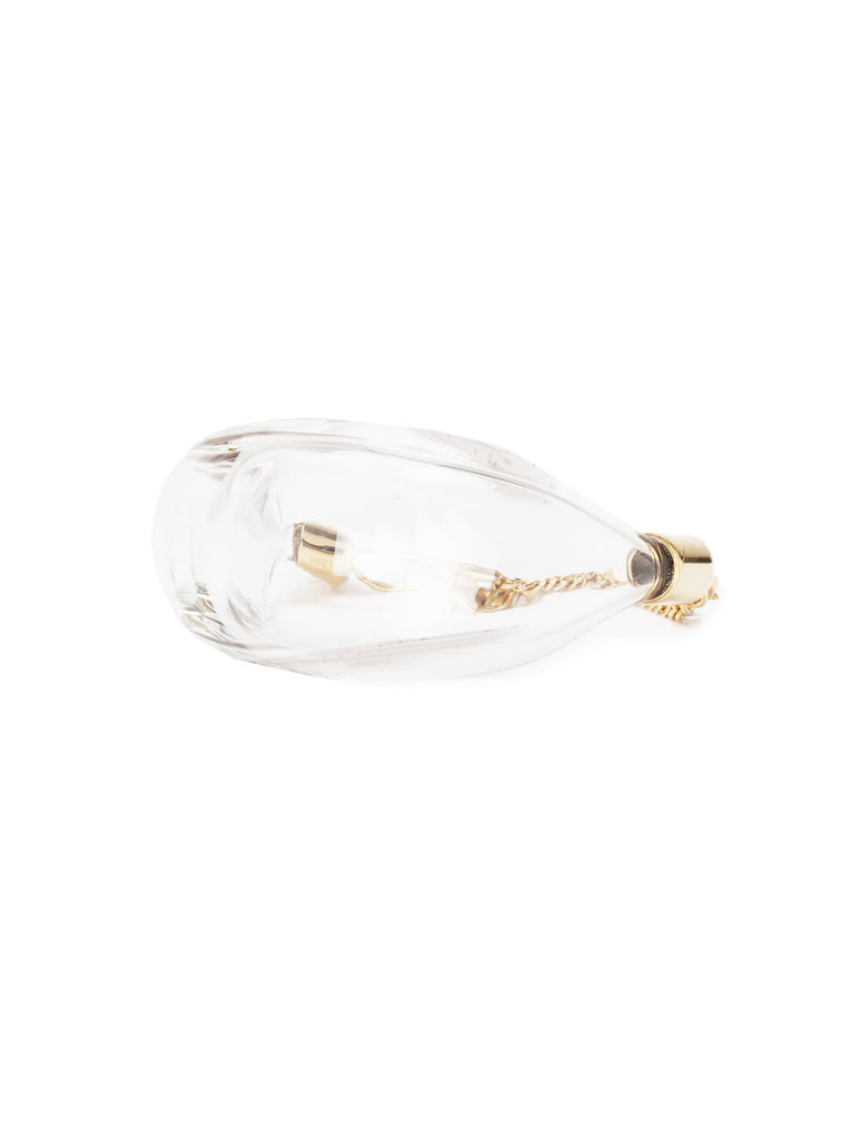 Ciara Chain Bracelet - Clear / Gold