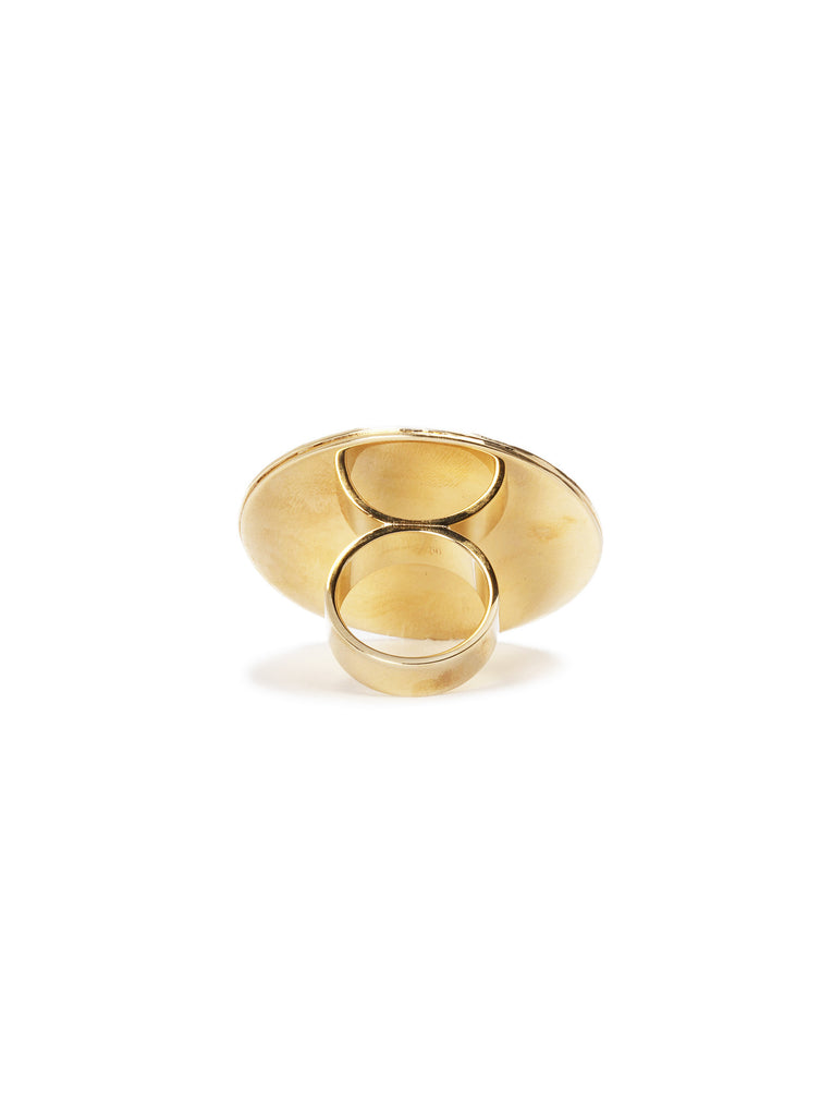 Djill Round Ring - Gold