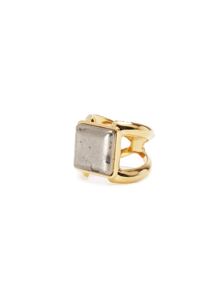 Carmin Square Stone Ring