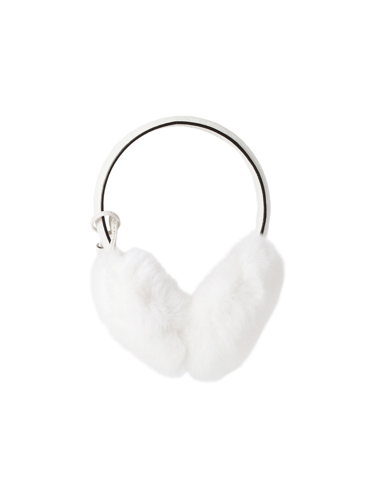 Fur Earmuffs - White