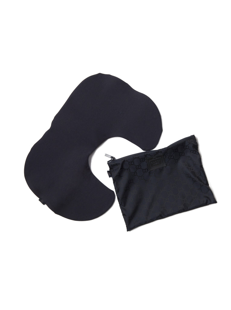 Cotton Neck Cushion - Navy