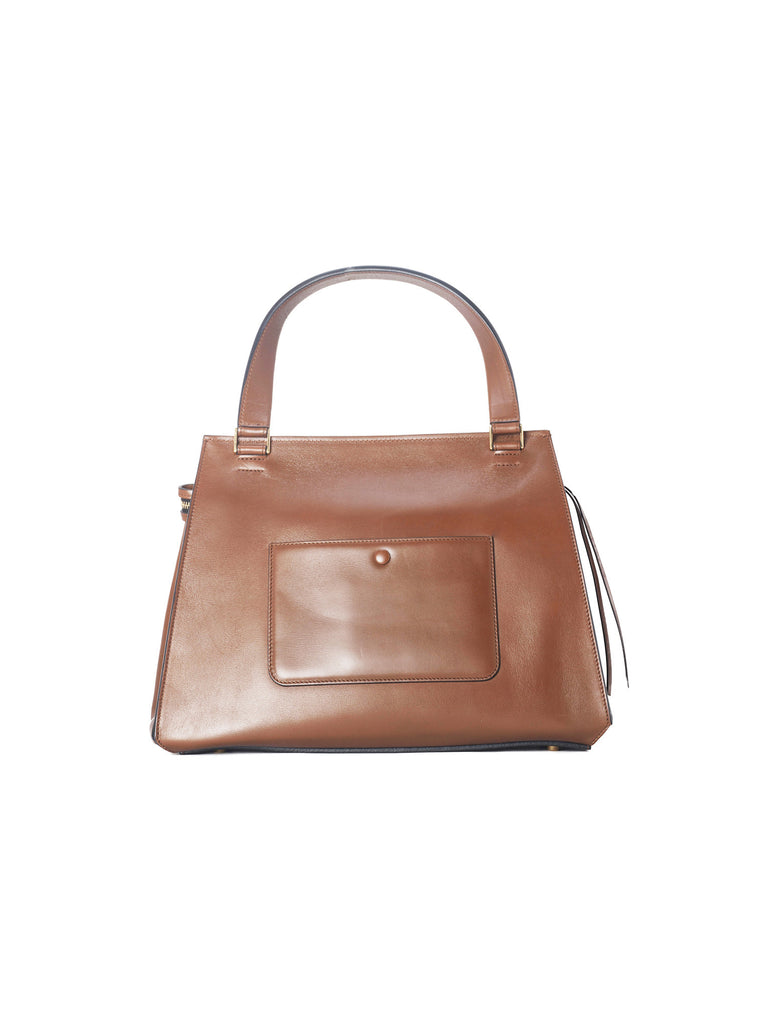 Calfskin Medium Edge Bag - Brown