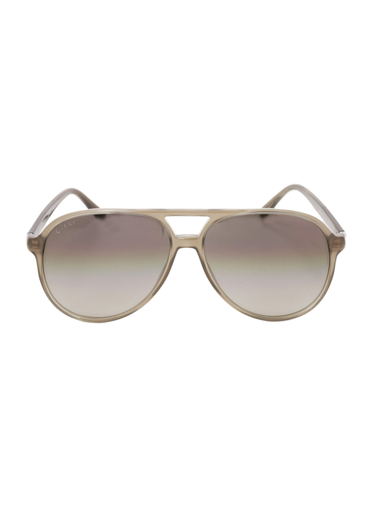 Military Green Aviator Sunglasses