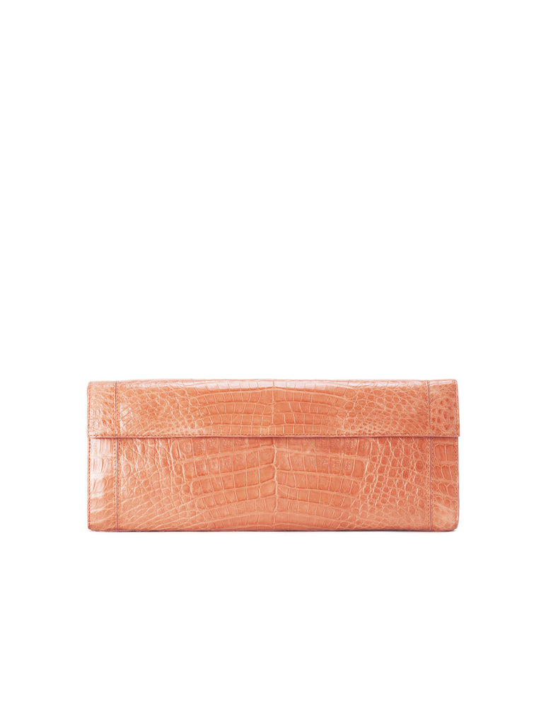 Crocodile Flap Clutch