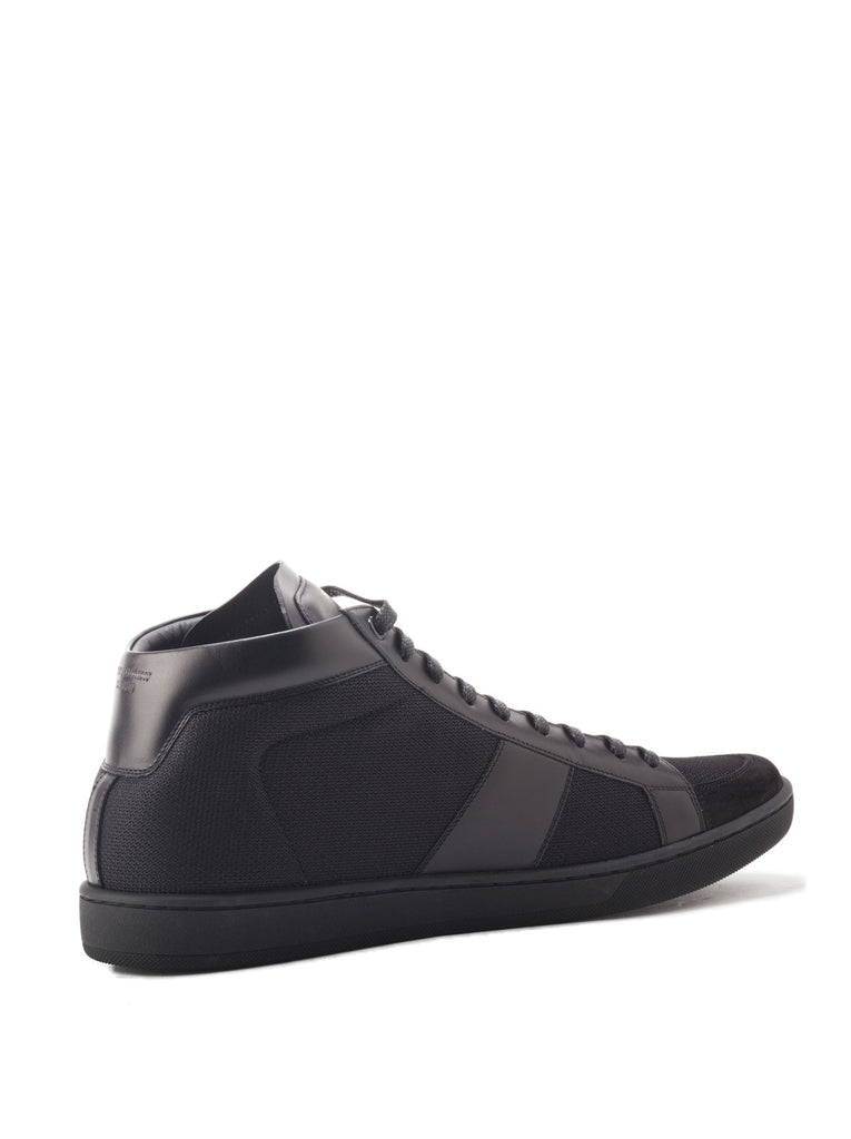 Court Classic Hi- Top Trainers in Black