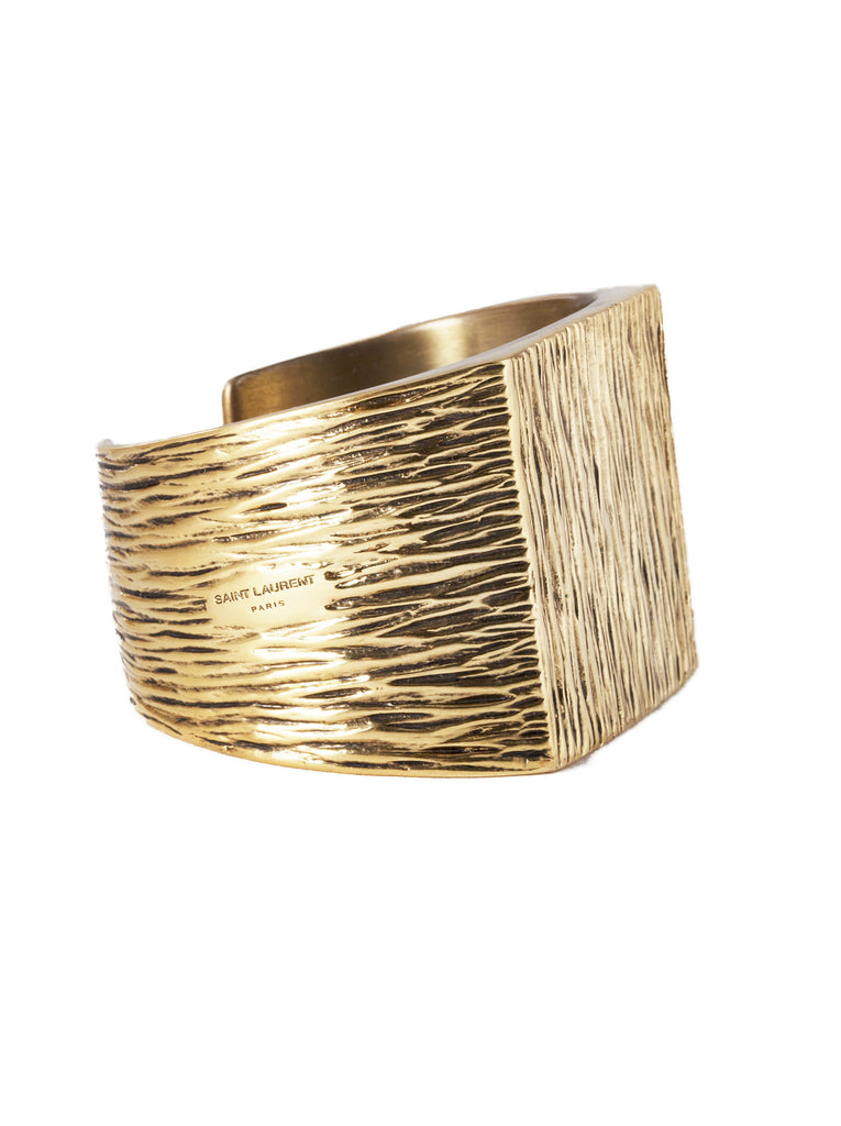 Gold-Plated Grunge Cuff