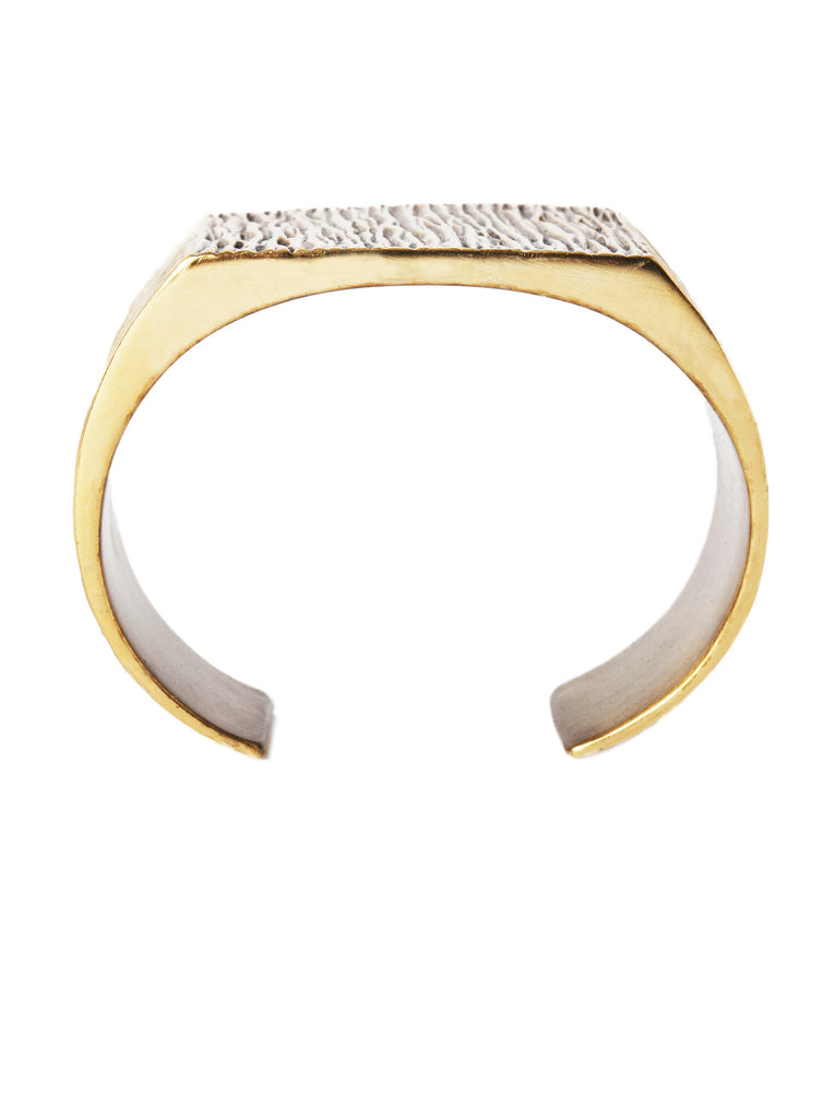 Gold-Plated Grunge Cuff