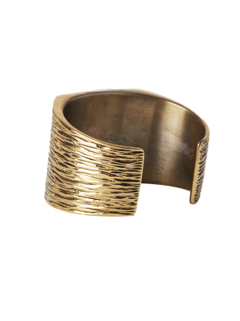 Gold-Plated Grunge Cuff