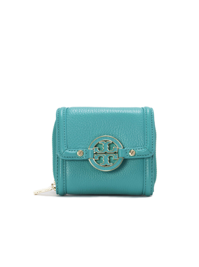 Amanda French Wallet - Turquoise